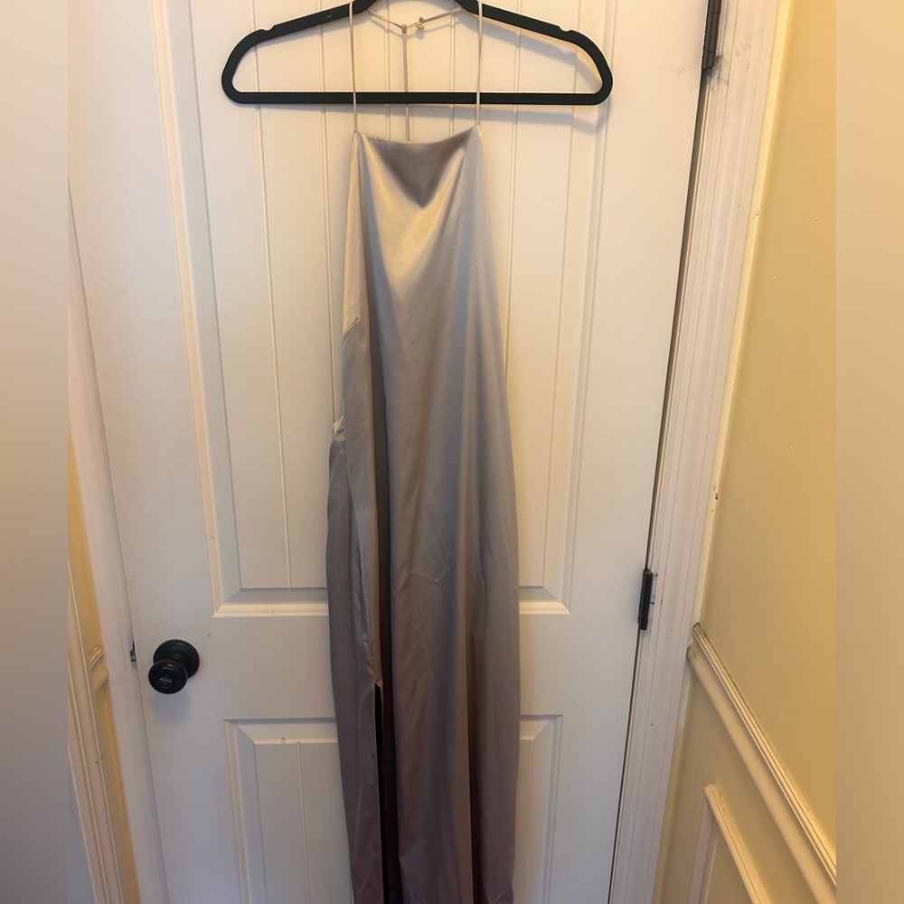 Urban Outfitters Silver Backless Dress